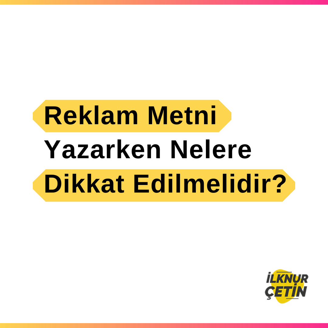 Reklam Metni